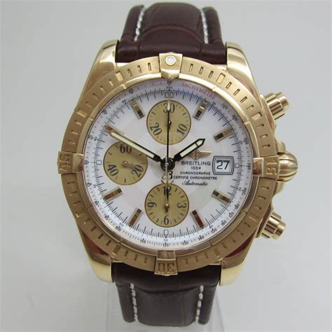 uhrenmarke herren gelbgold breitling|Breitling Gelbgold Uhren .